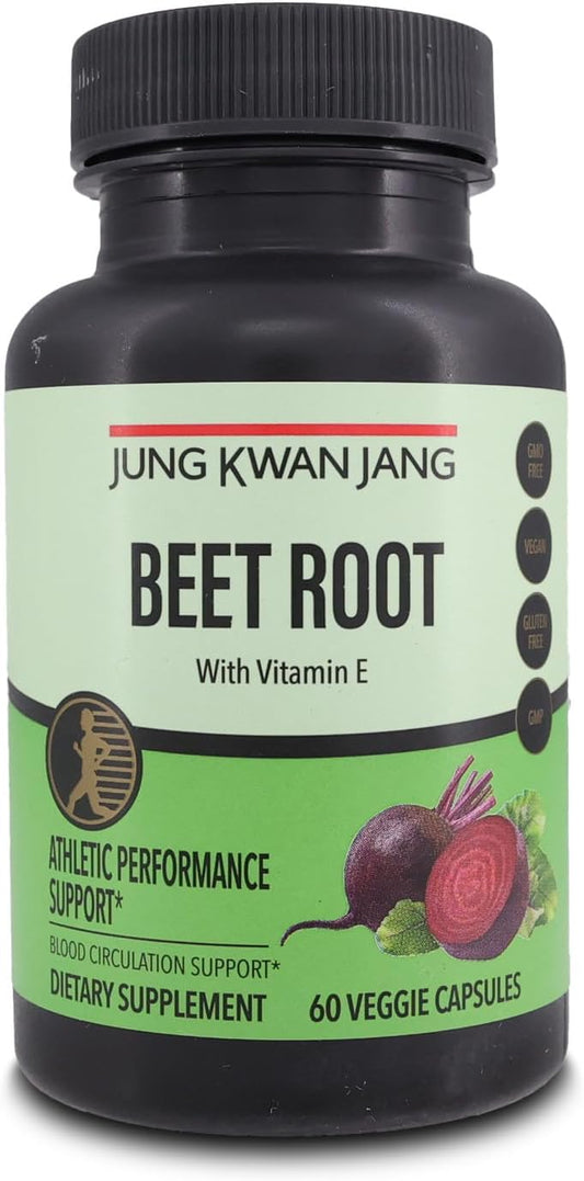 JUNG KWAN JANG Beet Root Capsules with Vitamin E - 60 Count