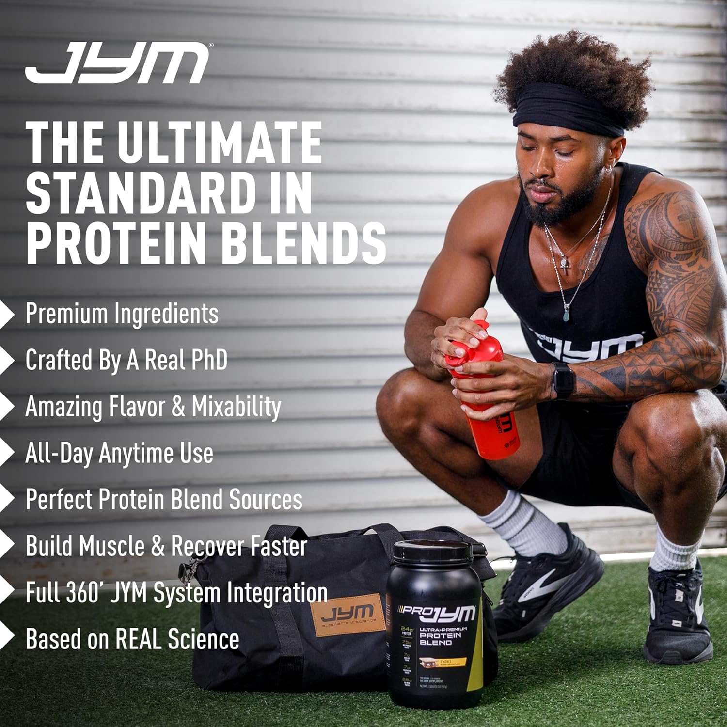 JYM Supplement Science Pro Vanilla Protein Powder - Whey Isolates, Casein, Milk Protein, Lean Muscle Building for Men & Women, 45 Servings