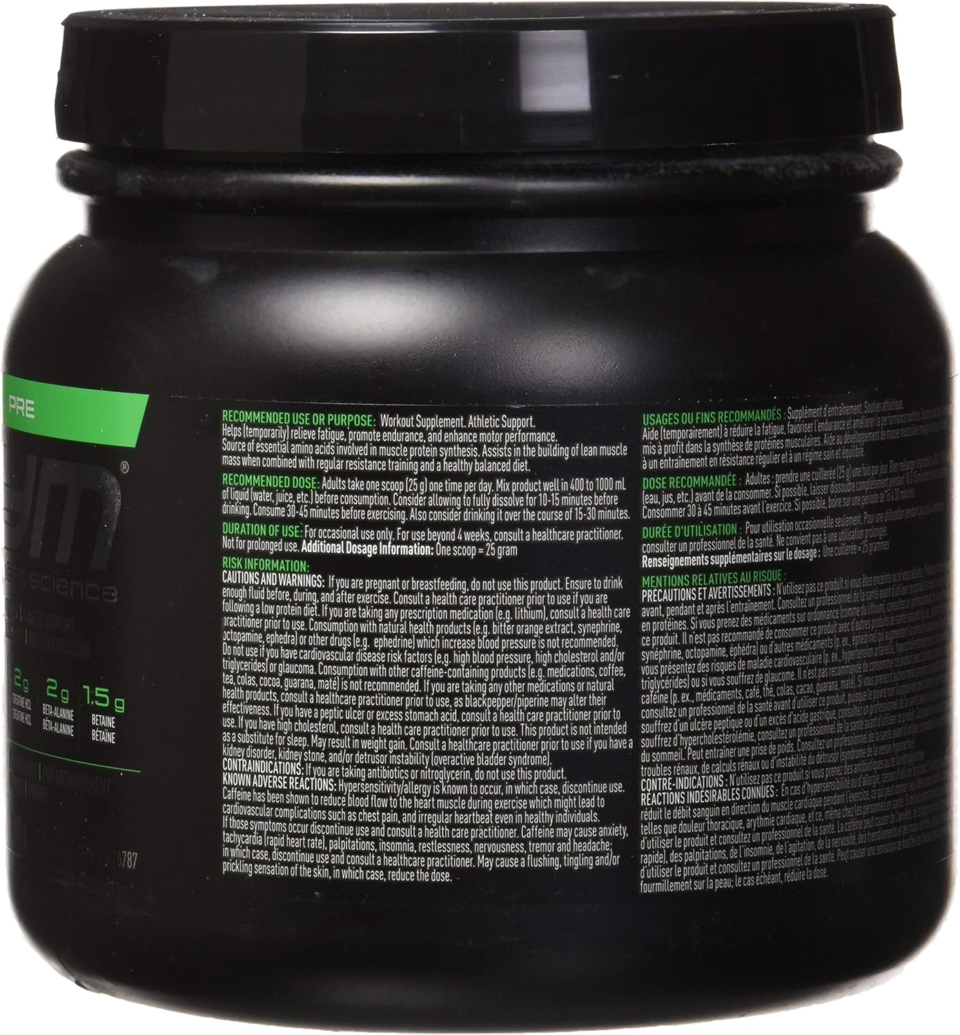 Jym Supplements Pre Jym Black Cherry 20 Servings - 520g