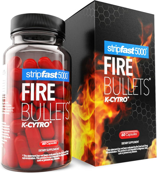 K-CYTRO Fire Bullets Stripfast5000 for Women and Men - Energy Booster Supplement