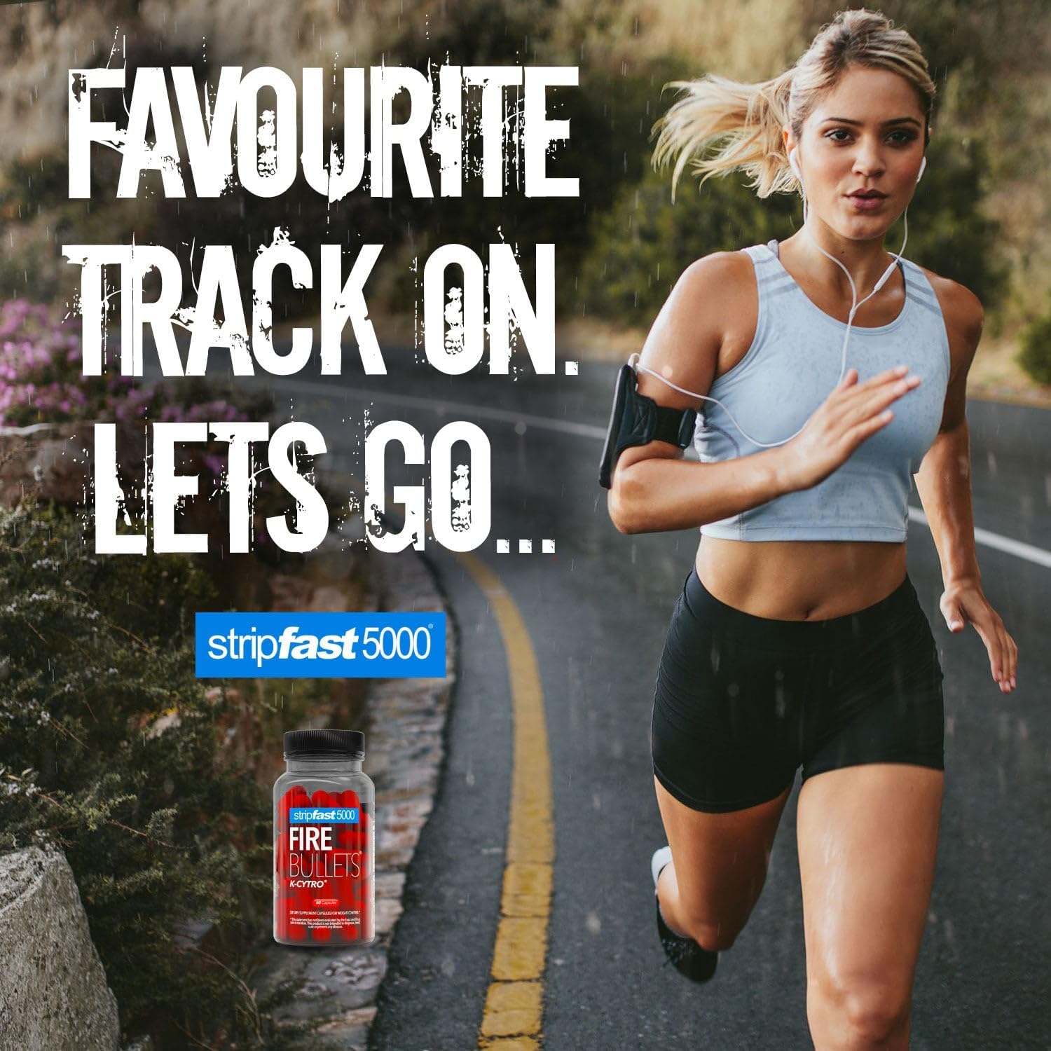 K-CYTRO Fire Bullets Stripfast5000 for Women and Men - Energy Booster Supplement