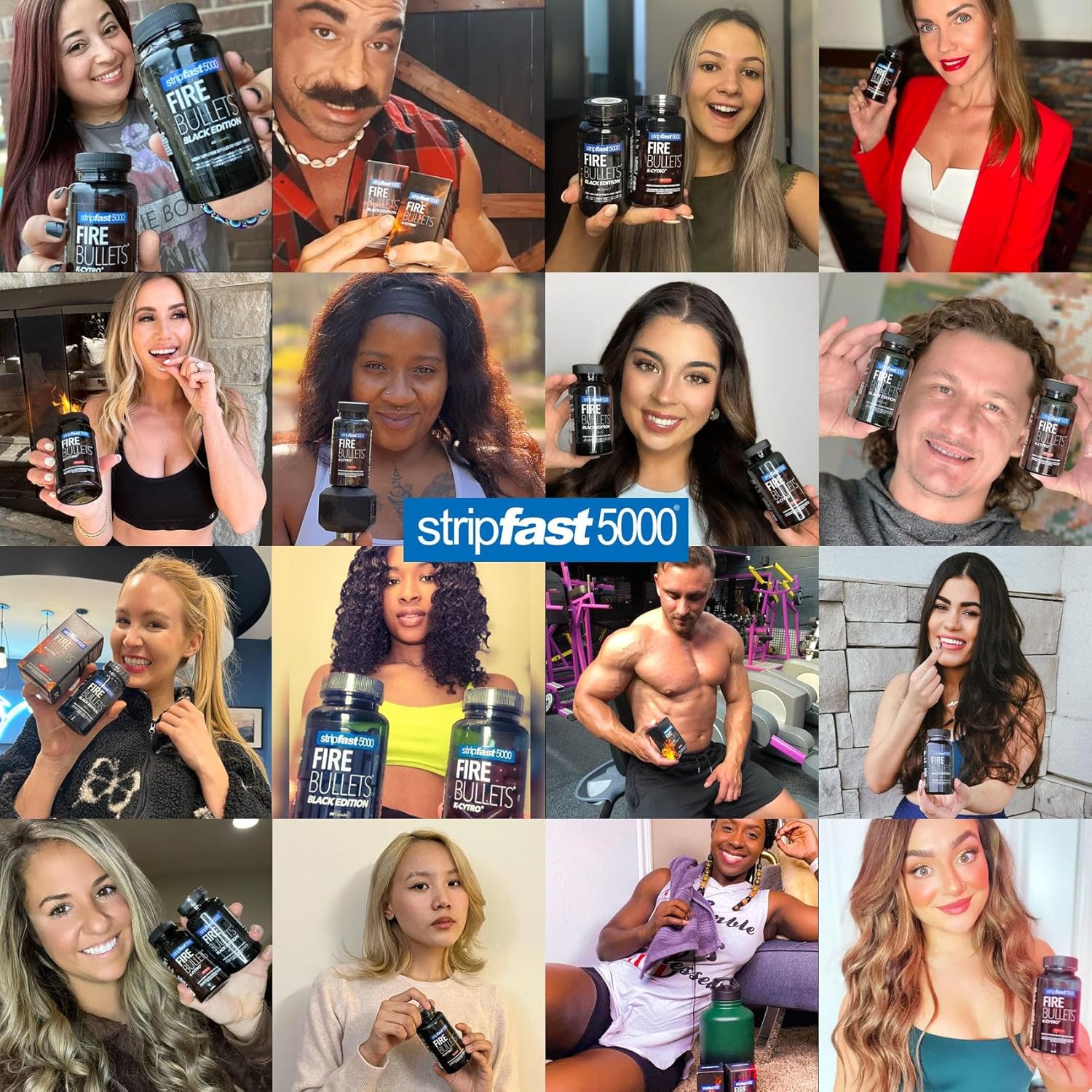 K-CYTRO Fire Bullets Stripfast5000 for Women and Men - Energy Booster Supplement