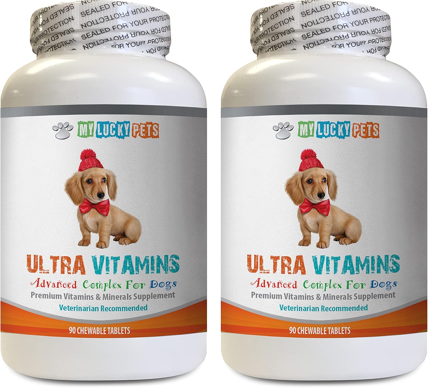 K9 Power Immune Dog Vitamins - Veterinarian Recommended Support for Hair, Skin, Eyes, Bones - Dog Vitamin Chews - 2 Bottles (180 Treats)
