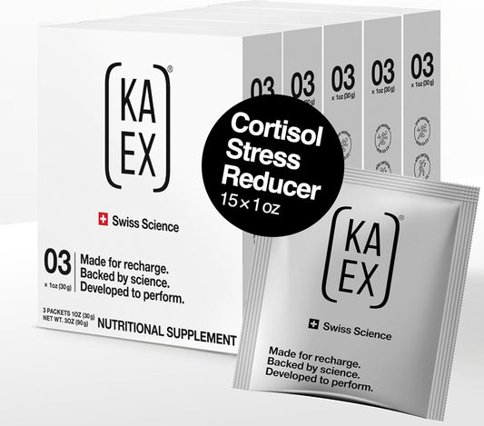 KA EX Cortisol Stress Reducer | Proven Post-Workout Recovery Boost | Trusted by Elite Athletes | Swiss Vegan Formula