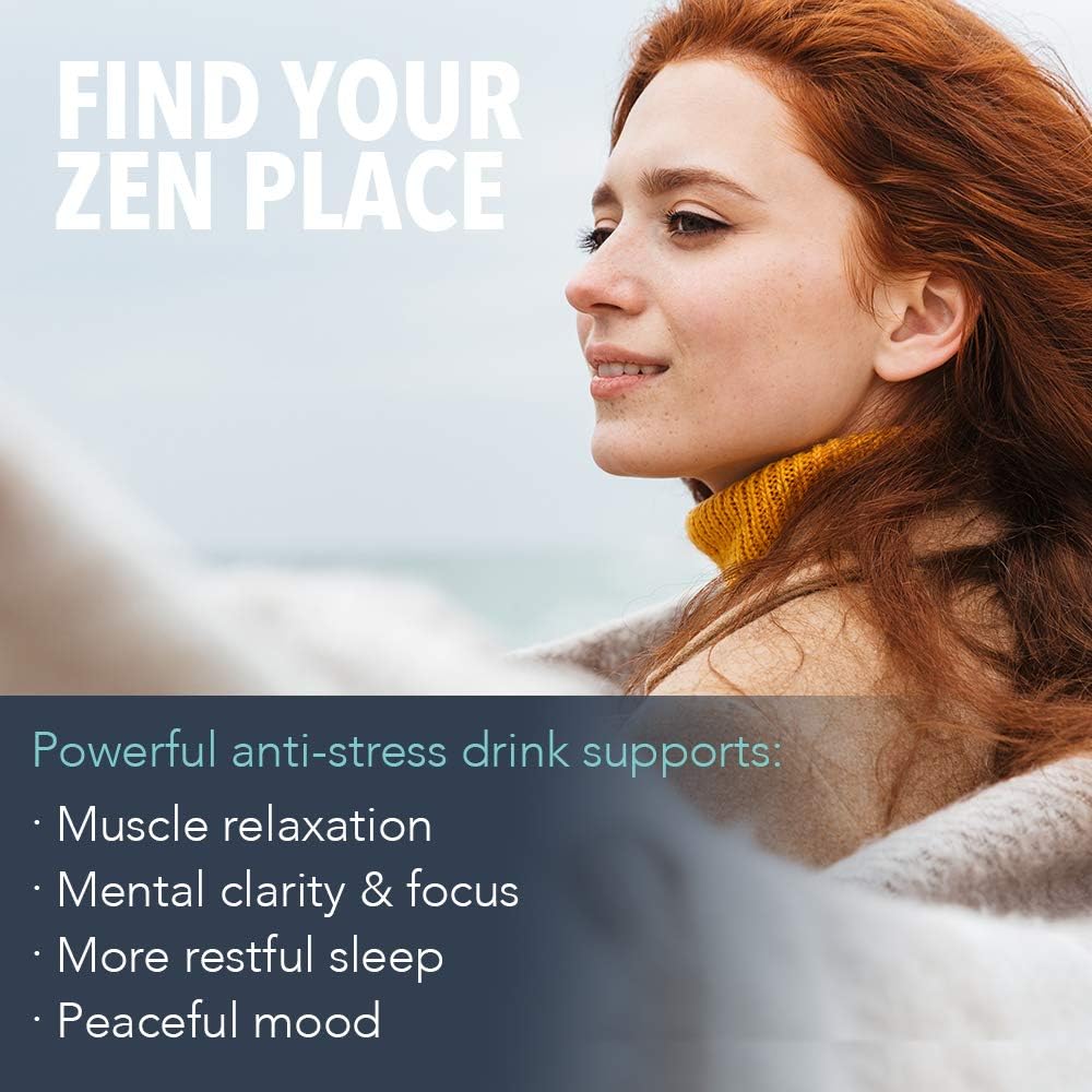 KAL Calming Magnesium Drink with 325mg Mag Glycinate for Relaxation Support - 12.7oz, 80 Servings