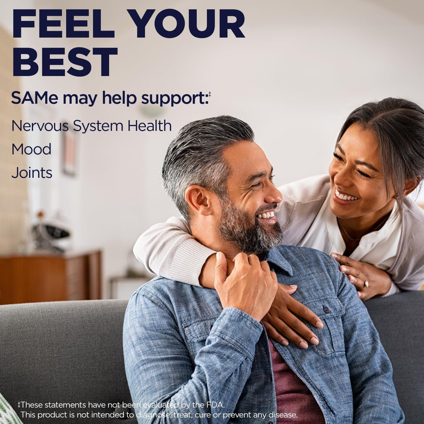 KAL Same 200mg Supplement for Nervous System Support - Enhanced Absorption, Vegetarian, 30 VegCaps, 60-Day Guarantee