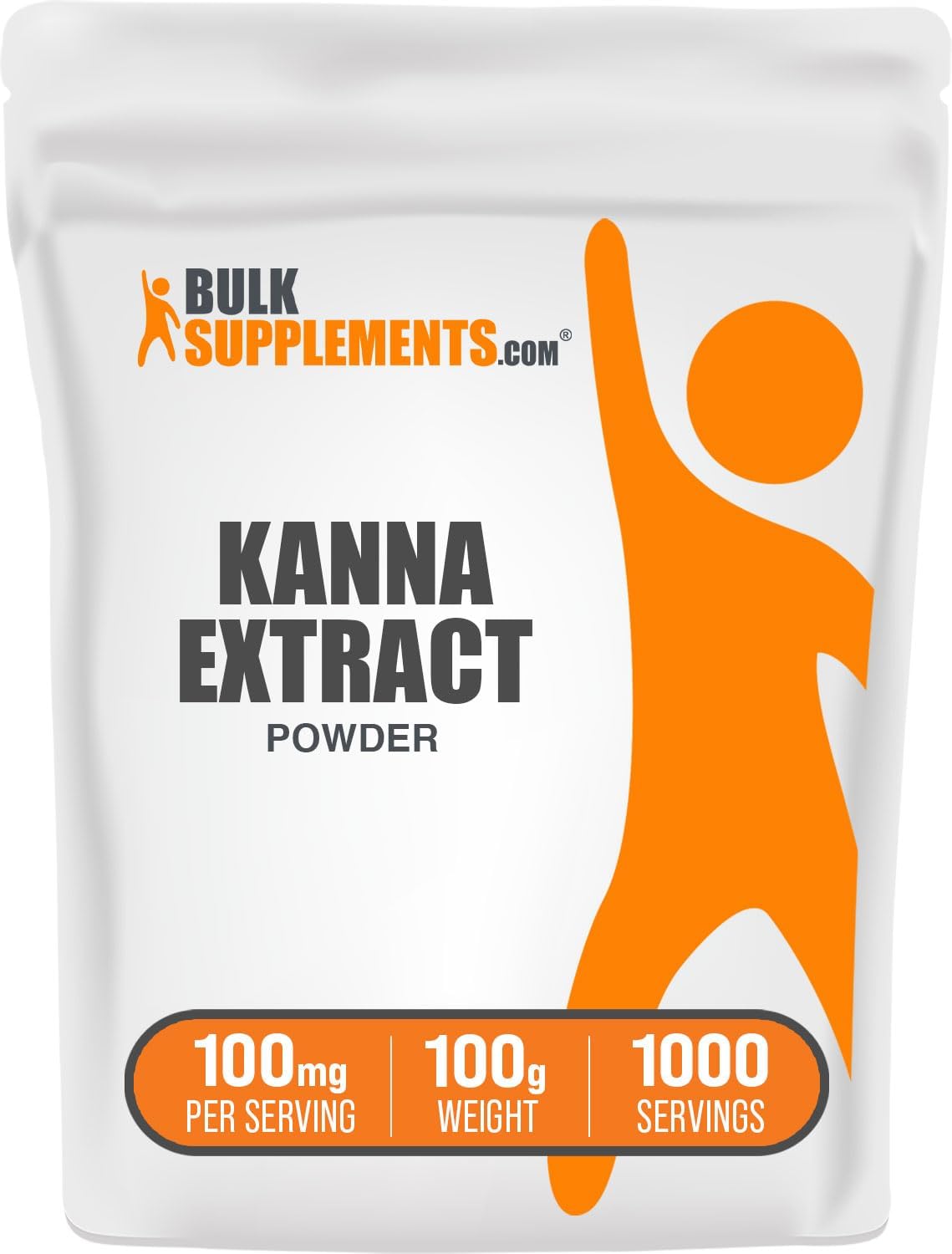 Kanna Extract Powder - Sceletium Tortuosum - Well-Being Supplement - Vegan & Gluten Free - 100mg per Serving - 100g Pack
