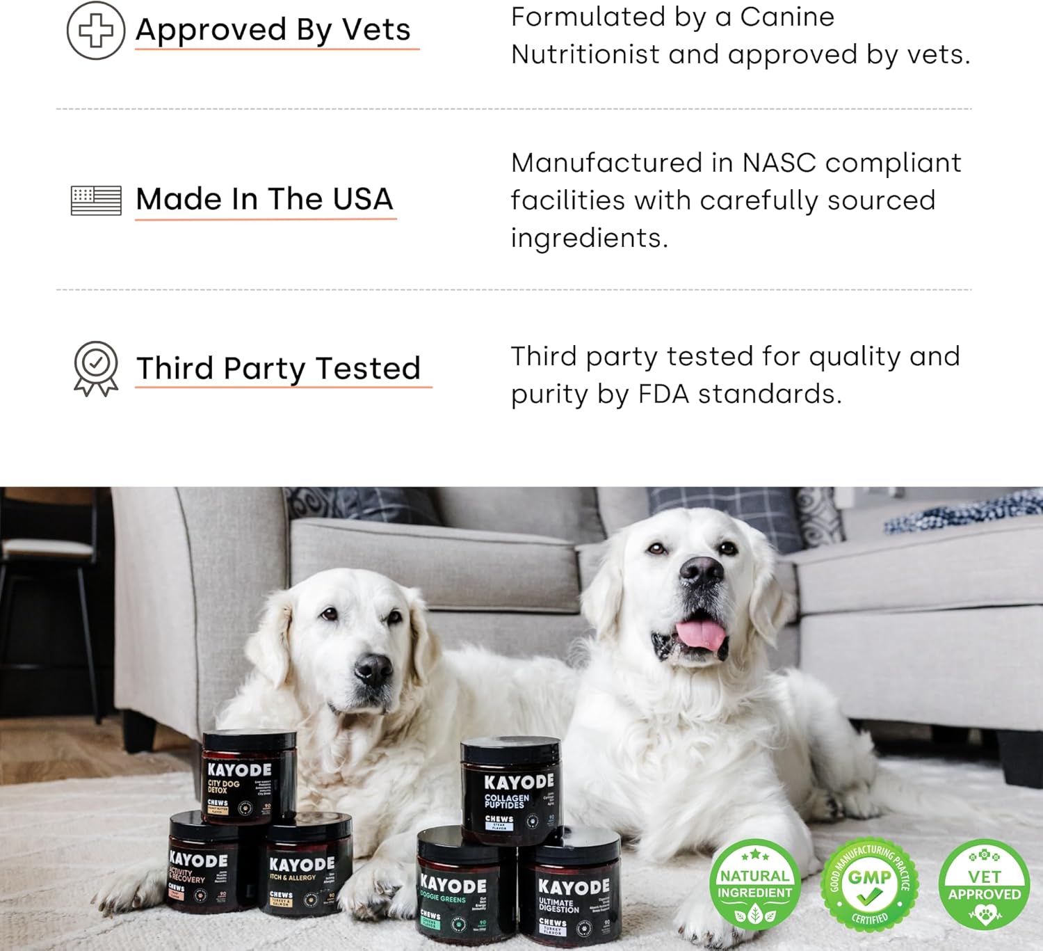 Kayode Daily Multi - Dog Multivitamin Chew for Joint, Digestive, Heart, Brain, Urinary Health & More - Nutrient Booster for Dogs & Puppies