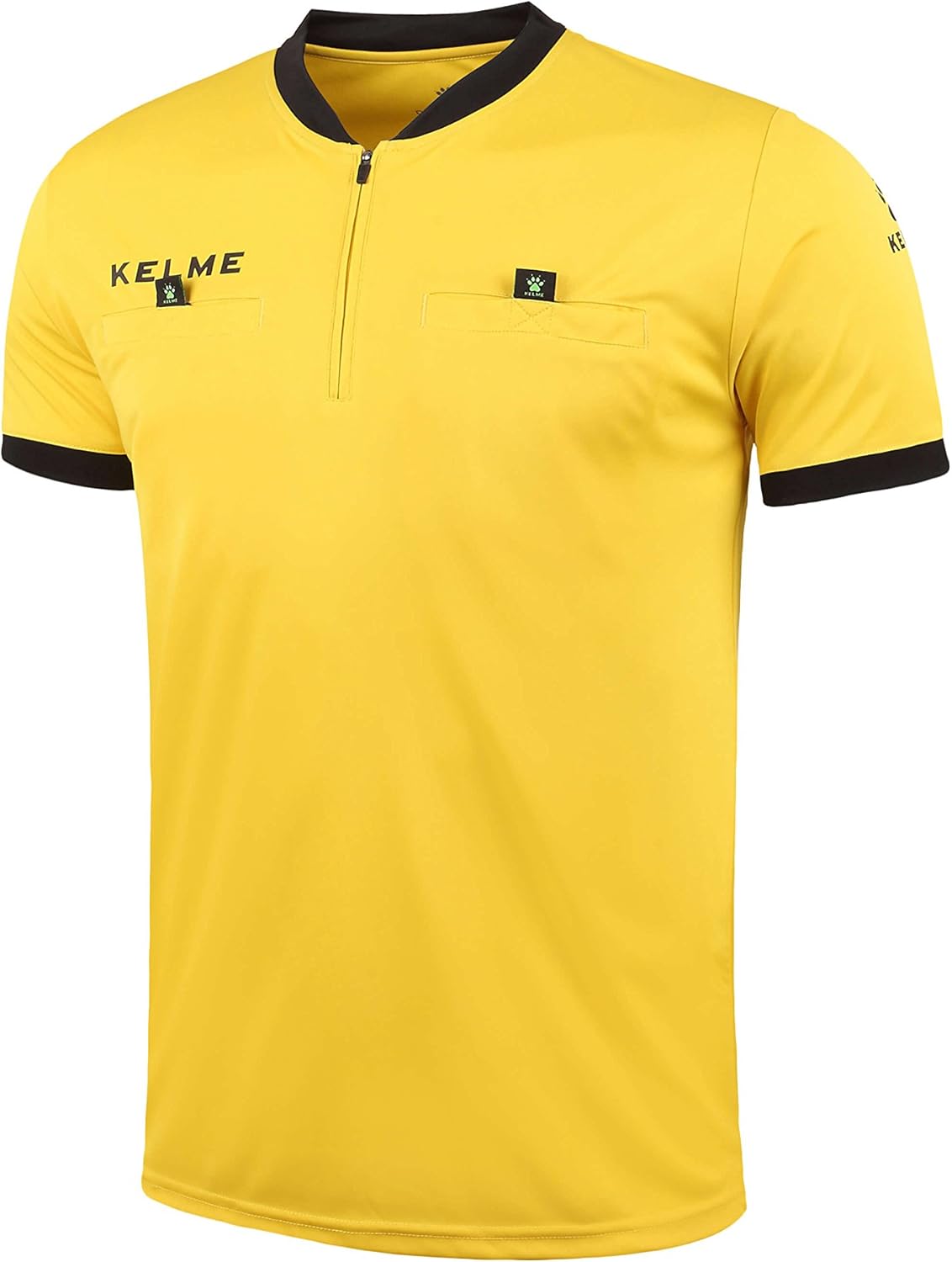 KELME Pro Soccer Referee Uniform Set - Short Sleeve Jersey, Ref Shirt, and Shorts Included