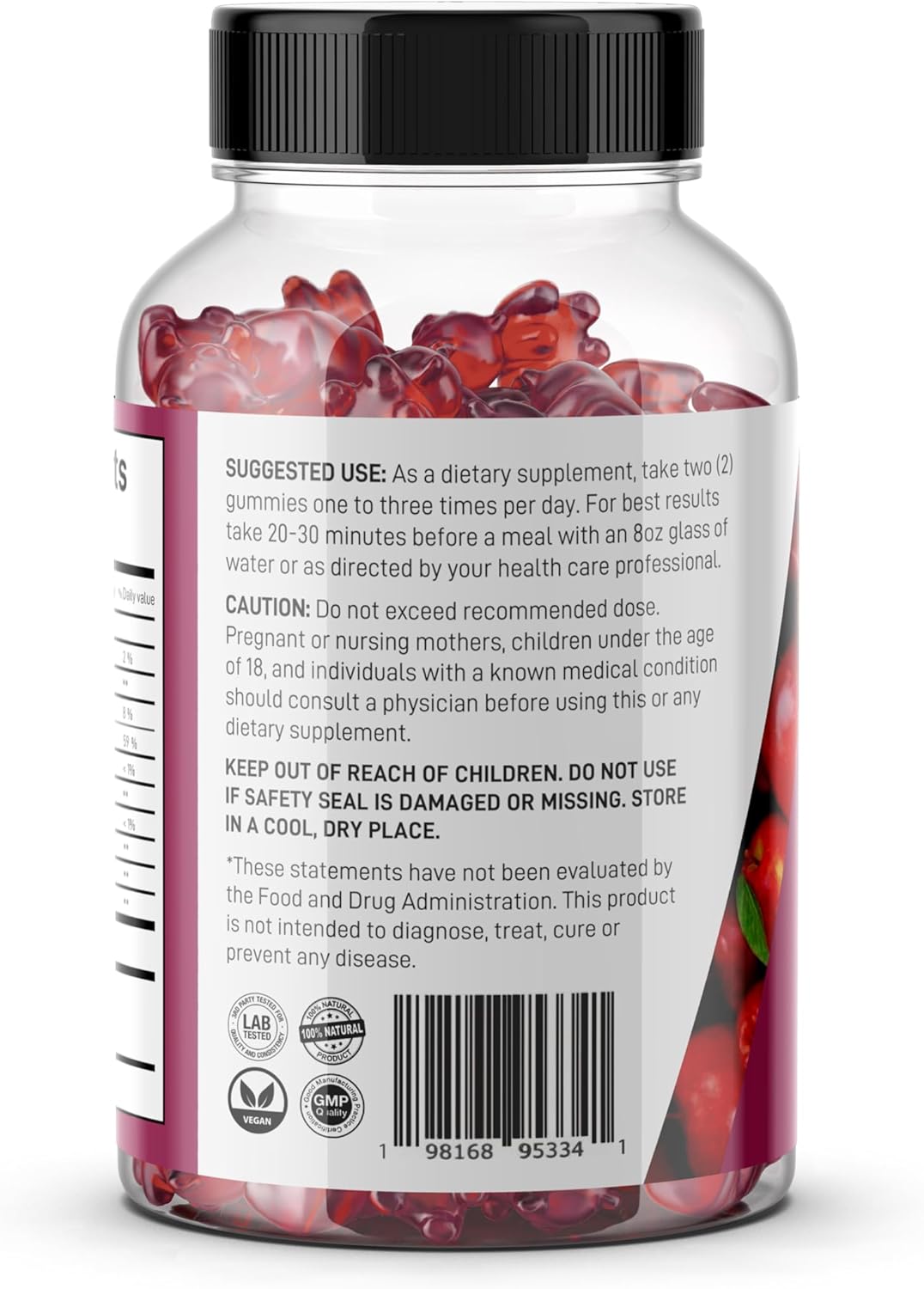 Keto Apple Cider Vinegar Gummies for Weight Loss & Energy Boost with Vitamin B6, B12, Pomegranate, and Beet Root - PrimeGoods