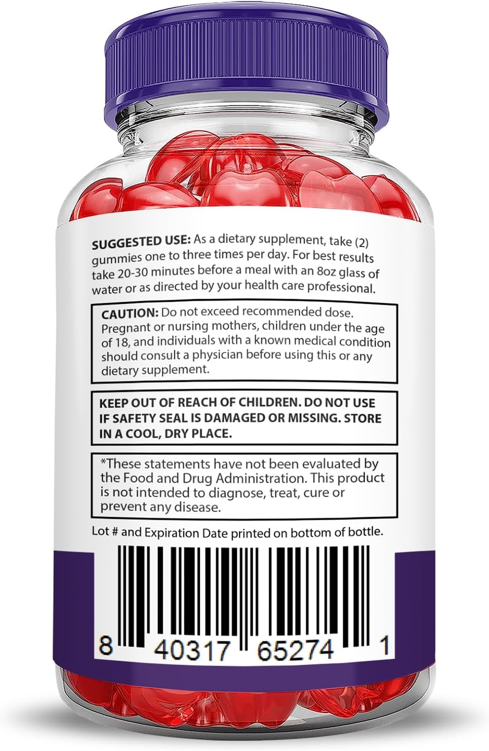 Keto Calm Nutrition Ketocalm Gummies (3 Pack) Apple Cider Vinegar & Pomegranate Beet Juice - 1000MG Formula - Vegan & Non-GMO - 180 Gummies