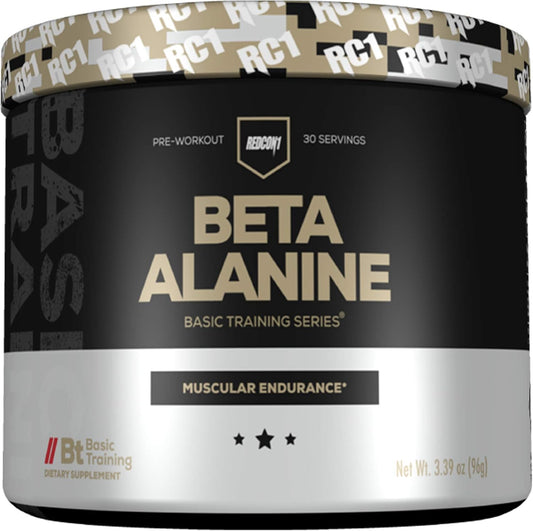 Keto-Friendly Preworkout Supplement with Beta Alanine - Caffeine-Free Muscle Endurance Booster by REDCON1 (30 Servings)