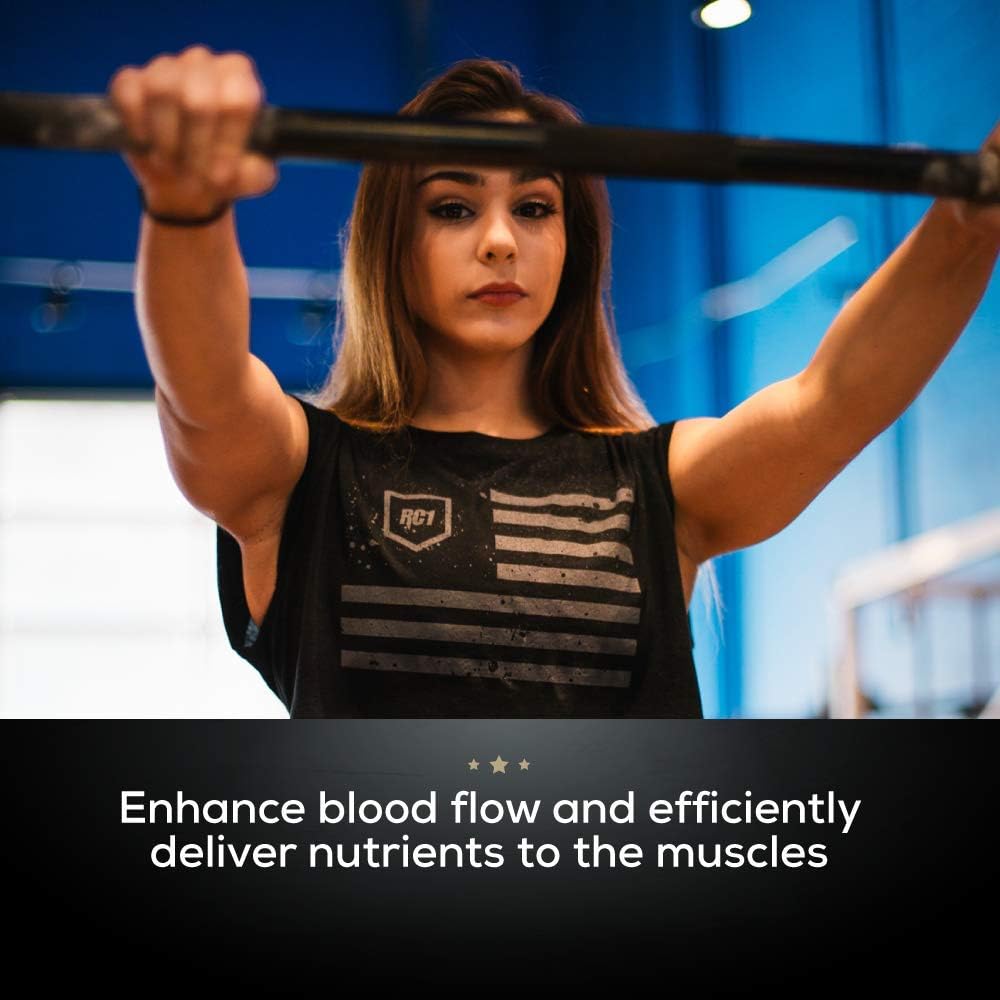 Keto-Friendly Preworkout Supplement with Beta Alanine - Caffeine-Free Muscle Endurance Booster by REDCON1 (30 Servings)