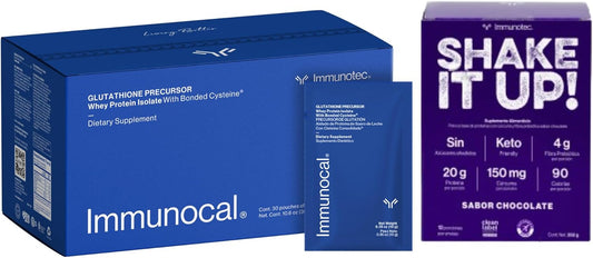 Keto-Friendly Protein Shake Bundle with Immunocal and Turmeric Flavor