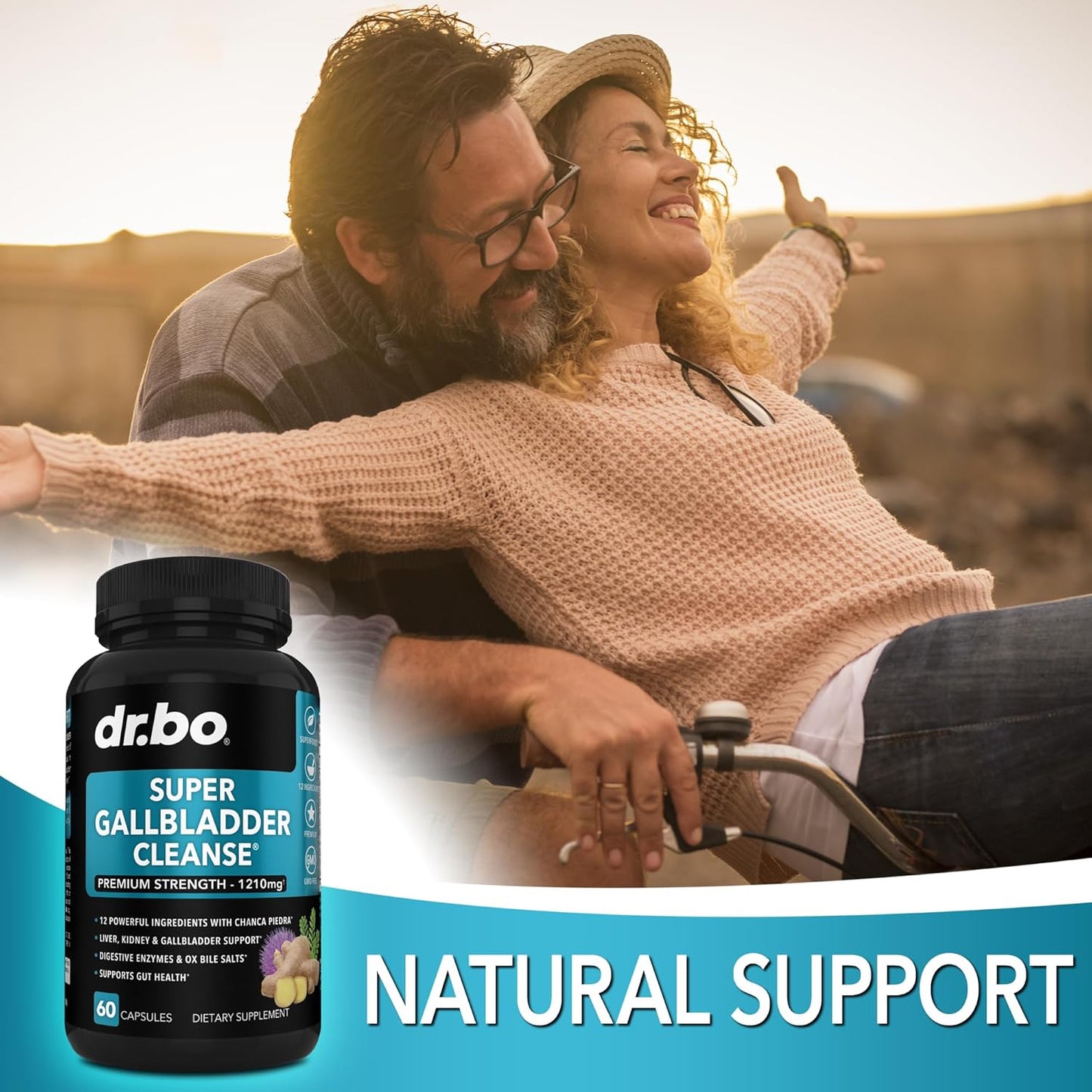 Keto Gallbladder Support Supplement with Digestive Enzymes, Ox Bile, Chanca Piedra, Betaine HCL - Gallstone Dissolver & Liver Detox Formula