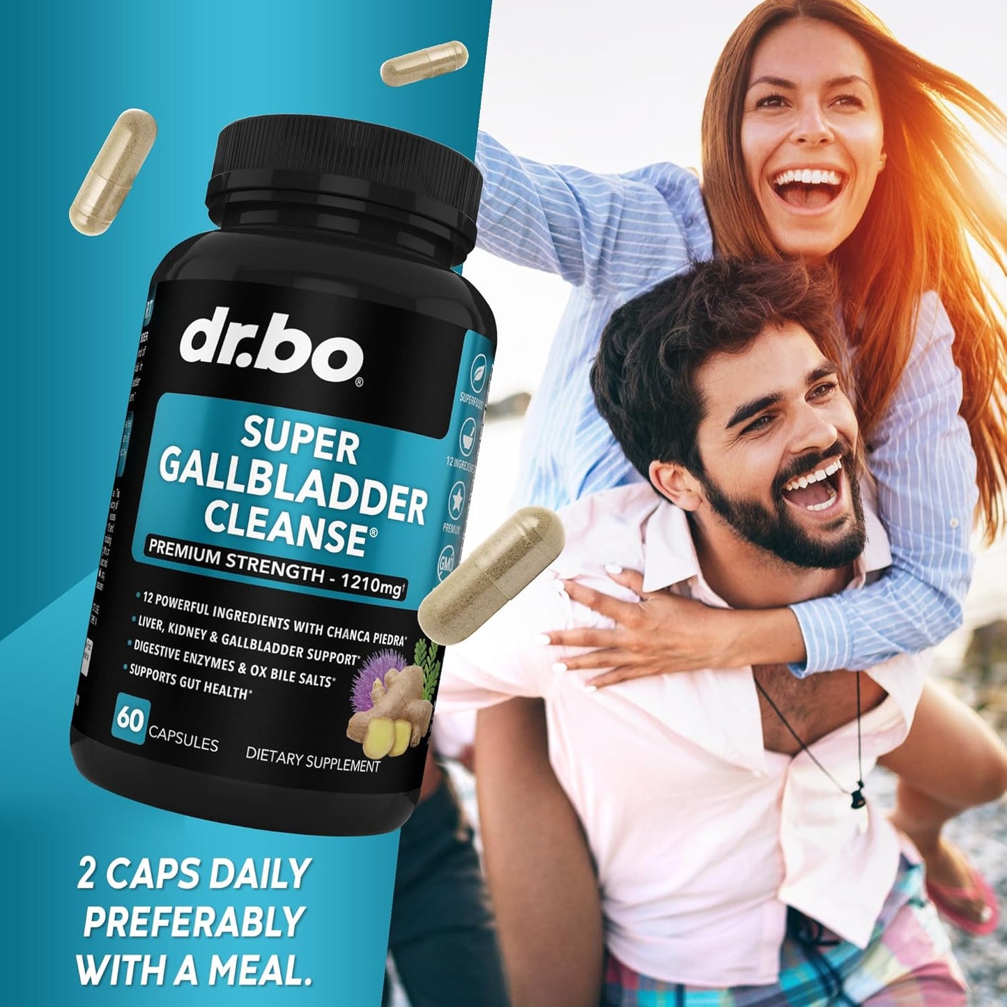 Keto Gallbladder Support Supplement with Digestive Enzymes, Ox Bile, Chanca Piedra, Betaine HCL - Gallstone Dissolver & Liver Detox Formula