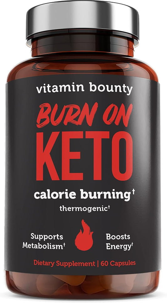 Keto Multivitamin with Magnesium, Potassium, MCT - Energy Boost, Cramp Relief, 60 Capsules