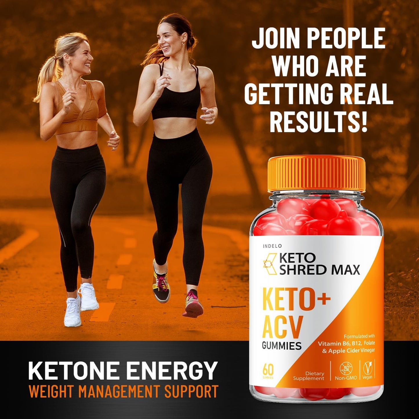 Keto Shred Max ACV Gummies - Reviews for Weight Management with B12 - 180 Gummies