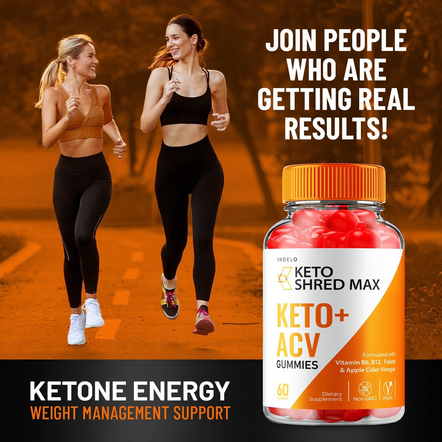 Keto Shred Max ACV Gummies - Reviews for Weight Management with B12 - 180 Gummies