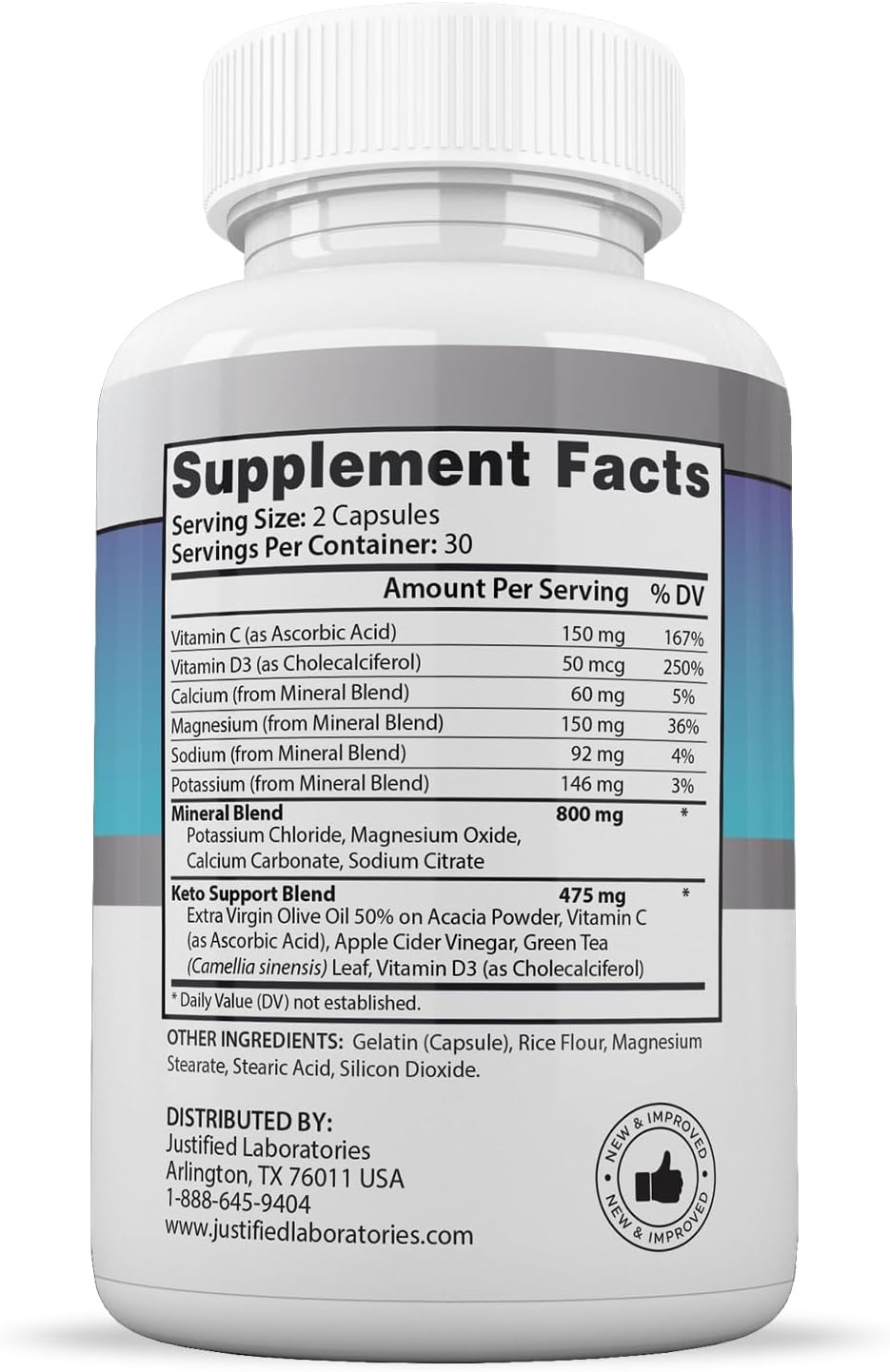 Ketogenix Keto Pills 1275MG (3 Pack) with Apple Cider Vinegar, Olive Oil, Green Tea - 180 Capsules