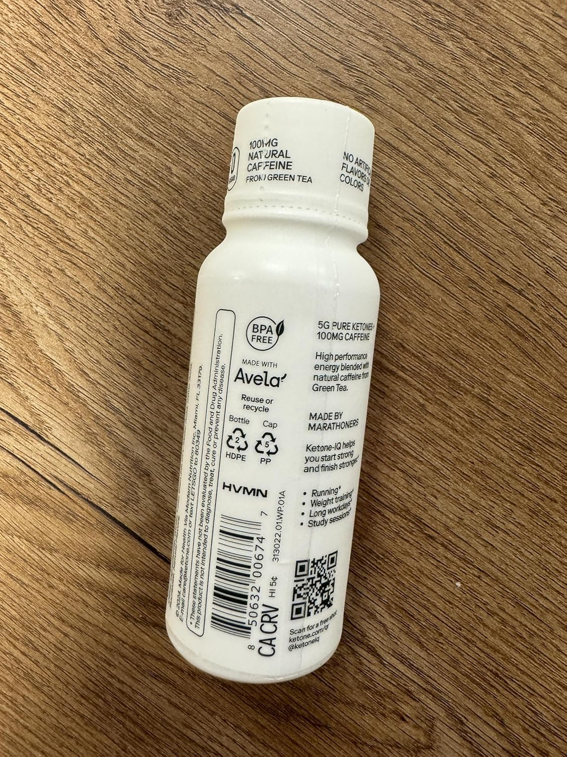 Ketone-IQ Energy Shots with Green Tea Caffeine, Exogenous Ketones, and B Vitamins - 24 Pack Fast-Acting Caffeine Shots