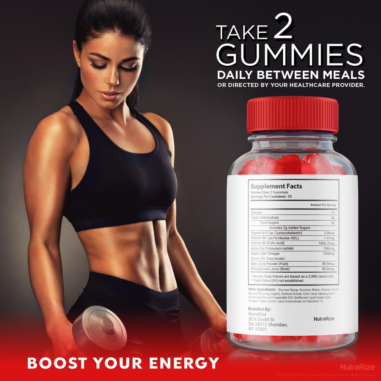 Ketosophy Keto + ACV Gummies Pack - Advanced Slimming Formula Supplement with Apple Cider Vinegar and Folic Acid - NutraRize 120 Gummies