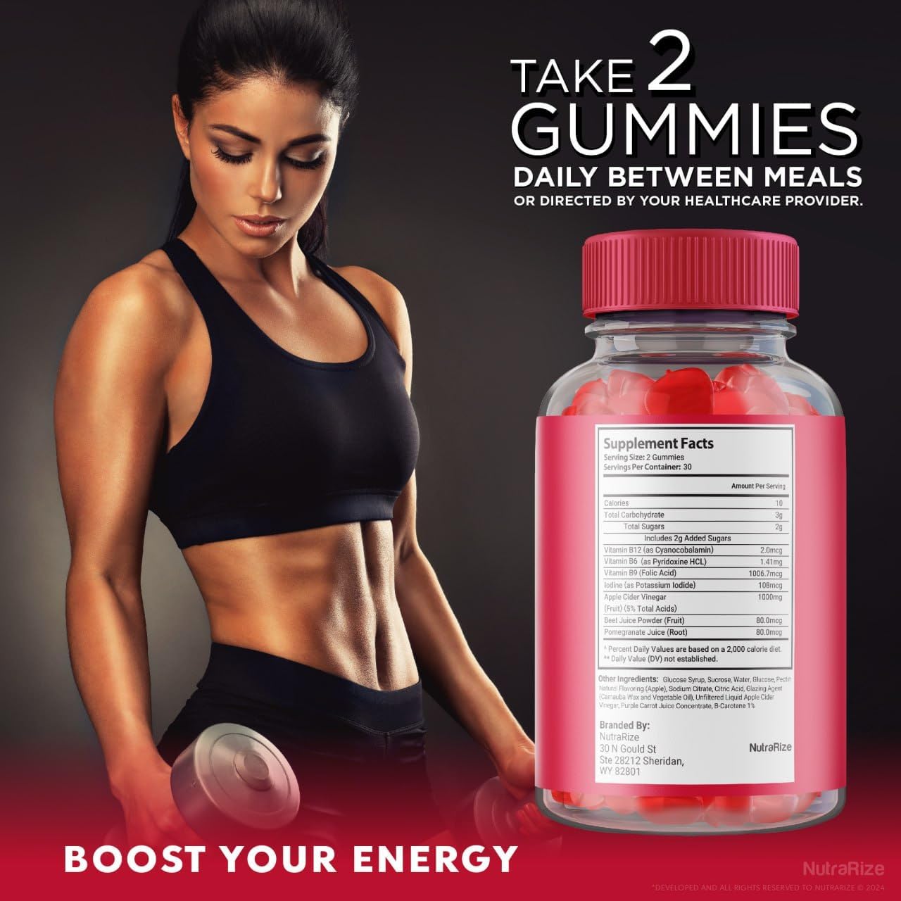 Ketovia Extra ACV Gummies - Advanced Slimming Formula Supplement (2 Pack, 120 Gummies)