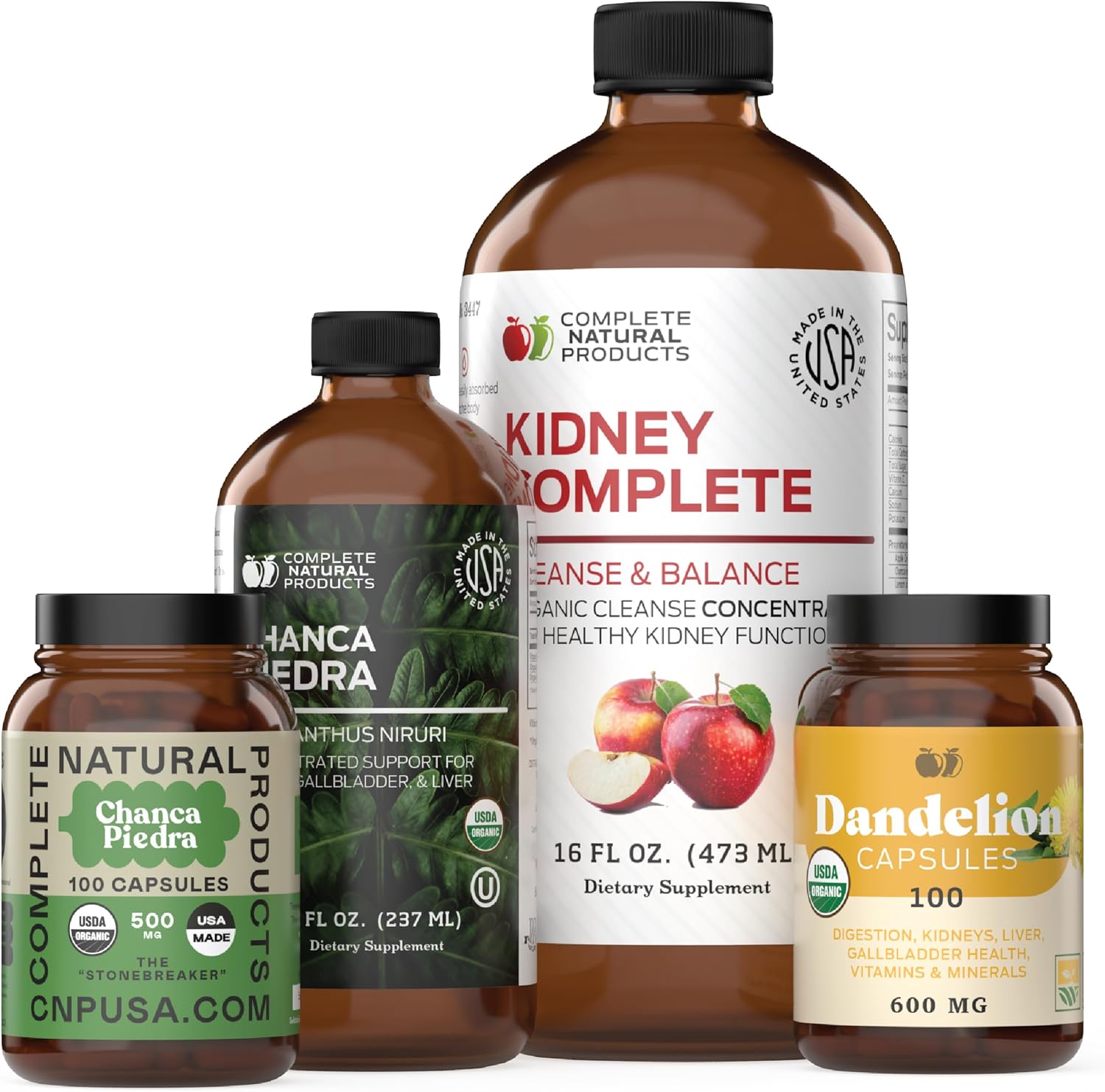Kidney Complete Bundle - Comprehensive Natural Support for Kidney Cleanse and Detox