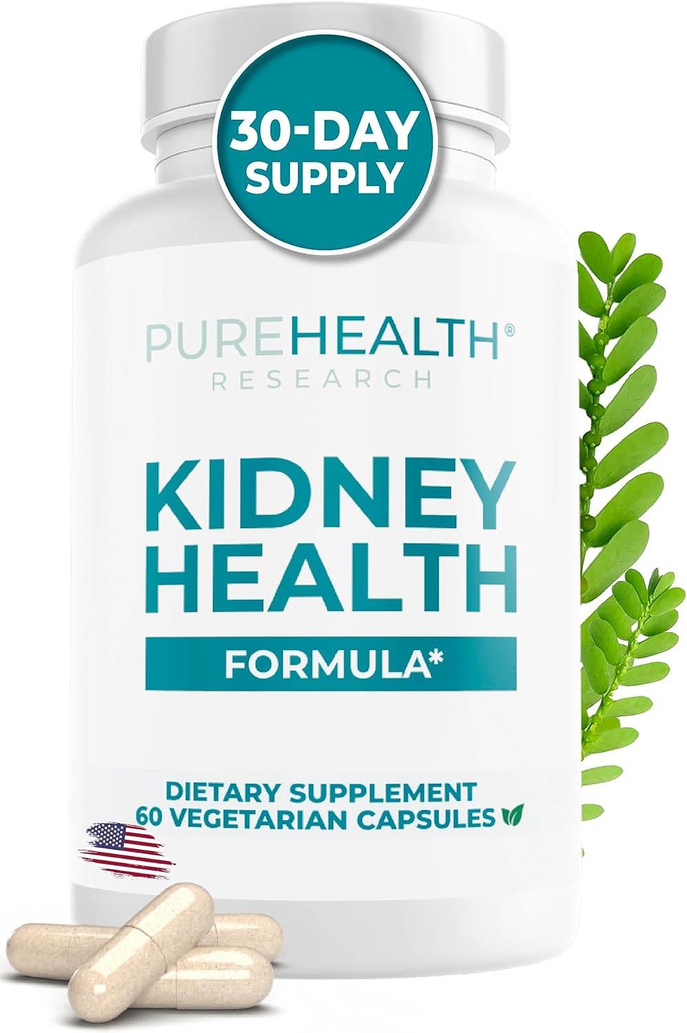 Kidney Health Formula with Chanca Piedra for Ultimate Support - Complete Cleanse Solution for Kidney Stones - 1 Bottle