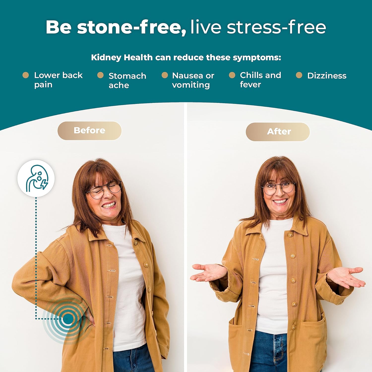 Kidney Health Formula with Chanca Piedra for Ultimate Support - Complete Cleanse Solution for Kidney Stones - 1 Bottle