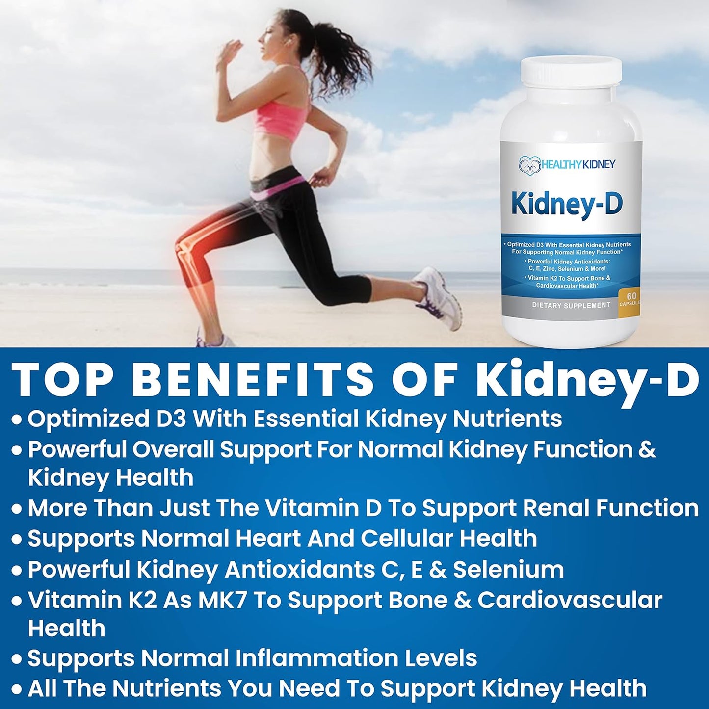 Kidney Restore: Kidney Cleanse and Health Supplement with Kidney-D Support