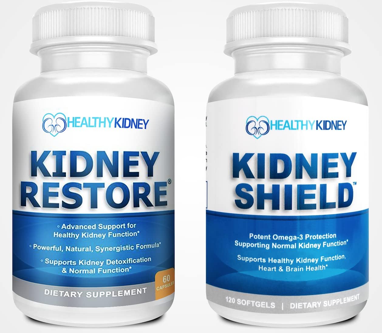 Kidney Restore & Kidney Shield Duo: Cleanse & Support Kidney Health
