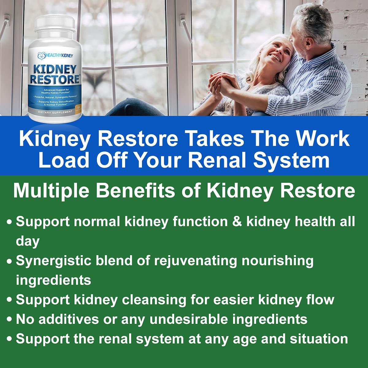 Kidney Restore & Kidney Shield Duo: Cleanse & Support Kidney Health