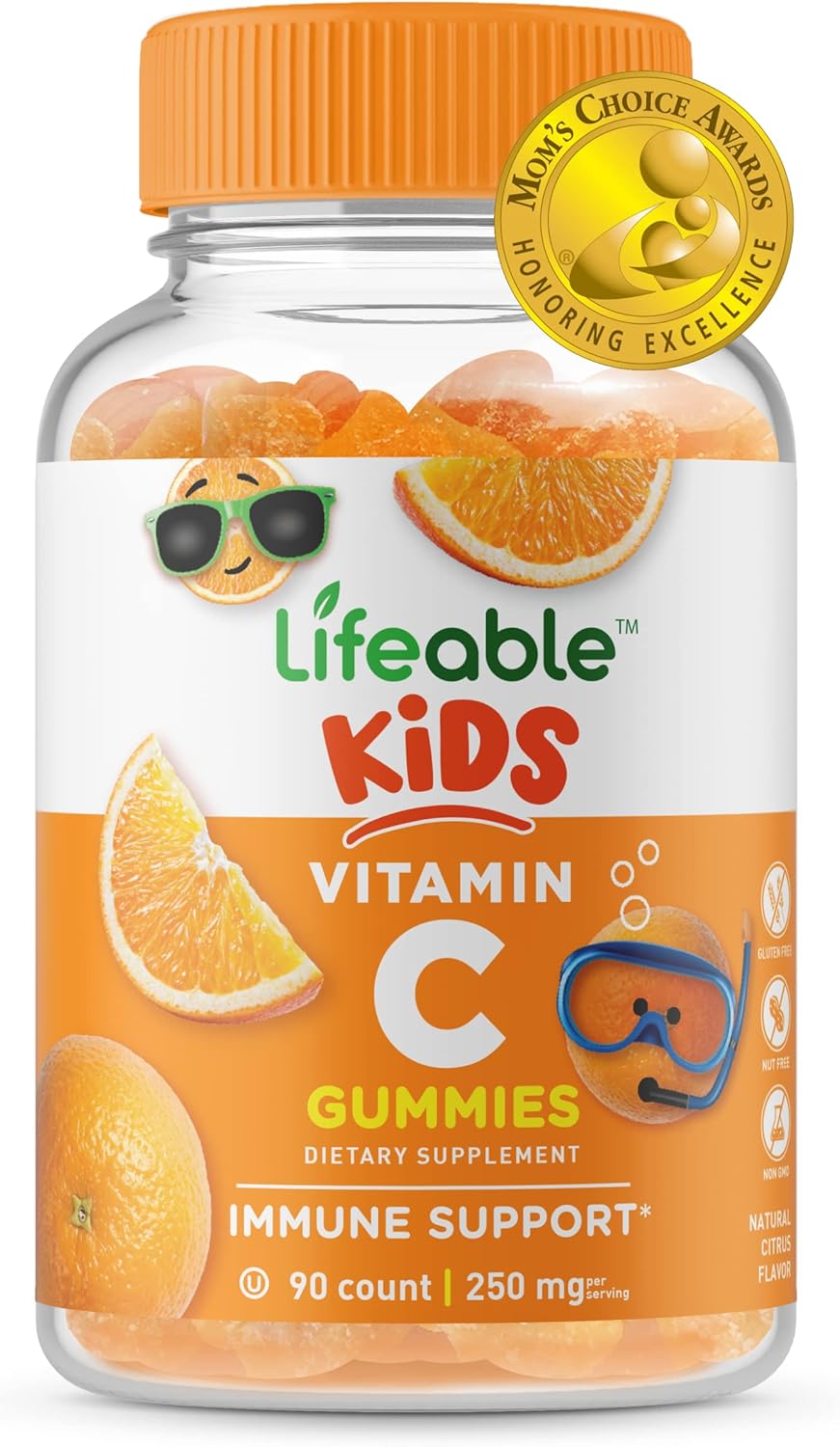 Kids Bundle: Vitamin C + Calcium with Vitamin D Gummies - Tasty & Healthy Vitamin Supplement - Gluten & GMO Free