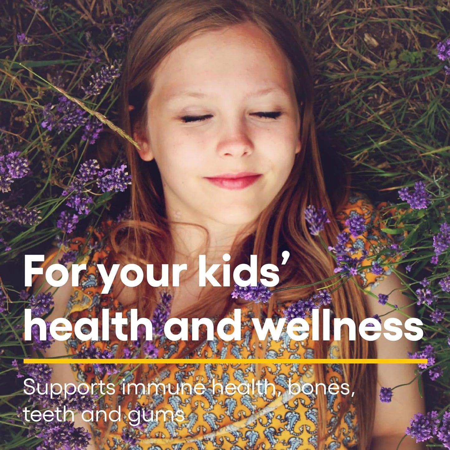 Kids Chewable Vitamin C 500mg with Tangy Orange Flavor - Supports Immune Health, Bones, Teeth, and Gums - 270 Wafers