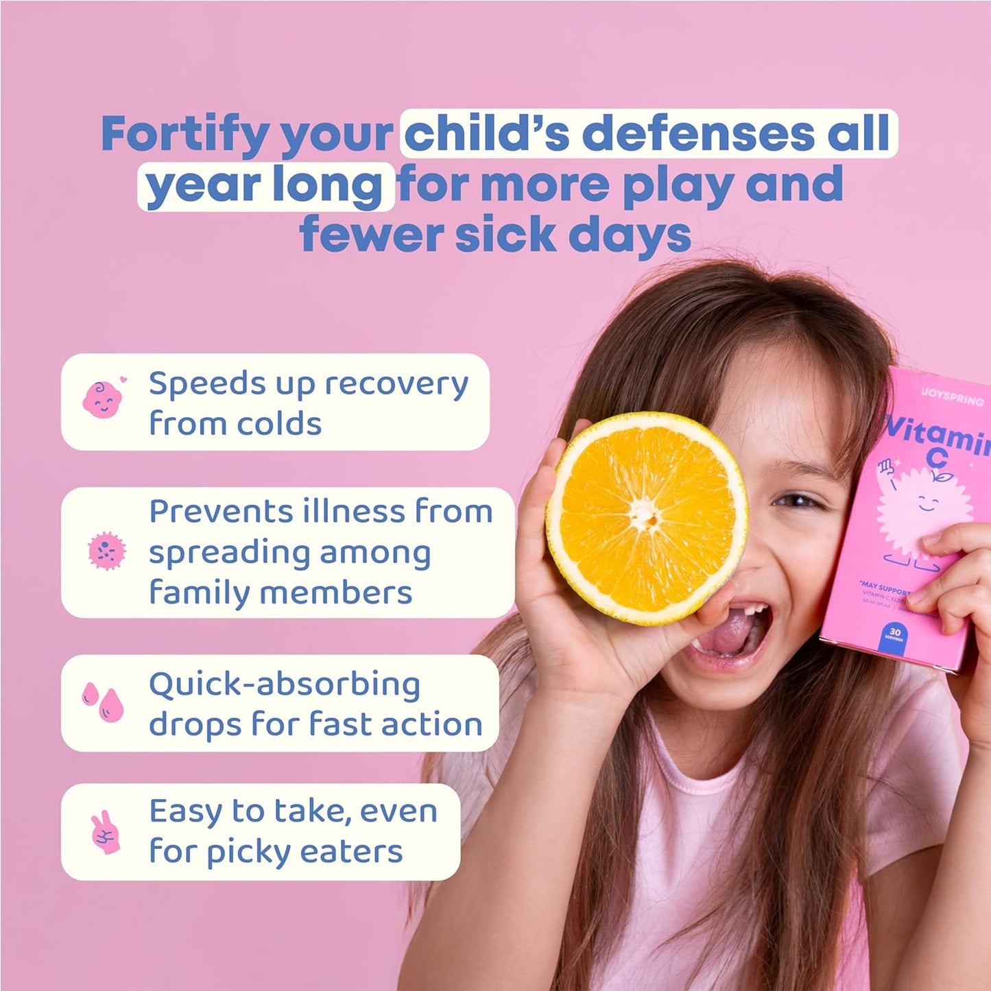 Kids Elderberry Liquid Supplement with Vitamin C and Zinc - Alcohol-Free Toddler Formula - 30 Servings (2 fl oz)