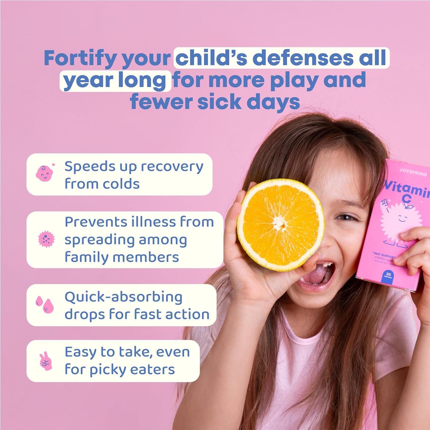 Kids Elderberry Liquid Supplement with Vitamin C and Zinc - Alcohol-Free Toddler Formula - 30 Servings (2 fl oz)