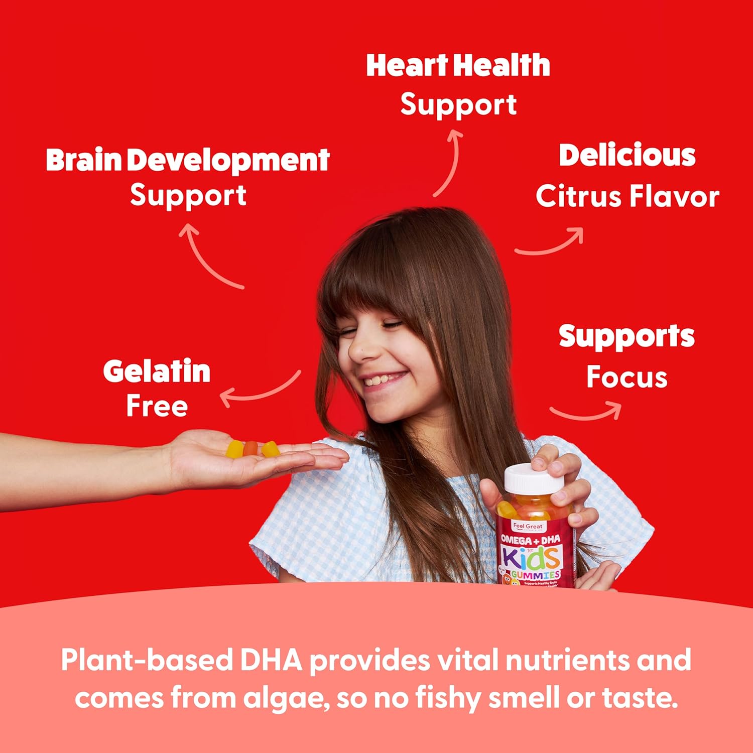 Kids Essential Vitamins Trio: Omega-3 + DHA, Vitamin D, Multivitamin by Feel Great Vitamin Company