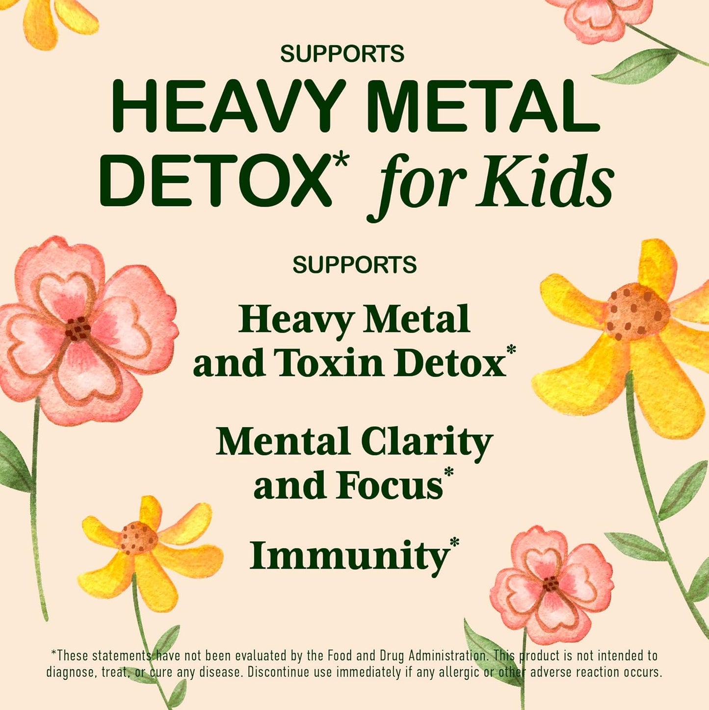 Kids' Heirloom Zeolite Detox Liquid Drops with Vitamin B12, C, D3 for Energy, Immune Support, Focus - 60 Servings, Parasite Cleanse - Vegan, Non-GMO, Preservative-Free
