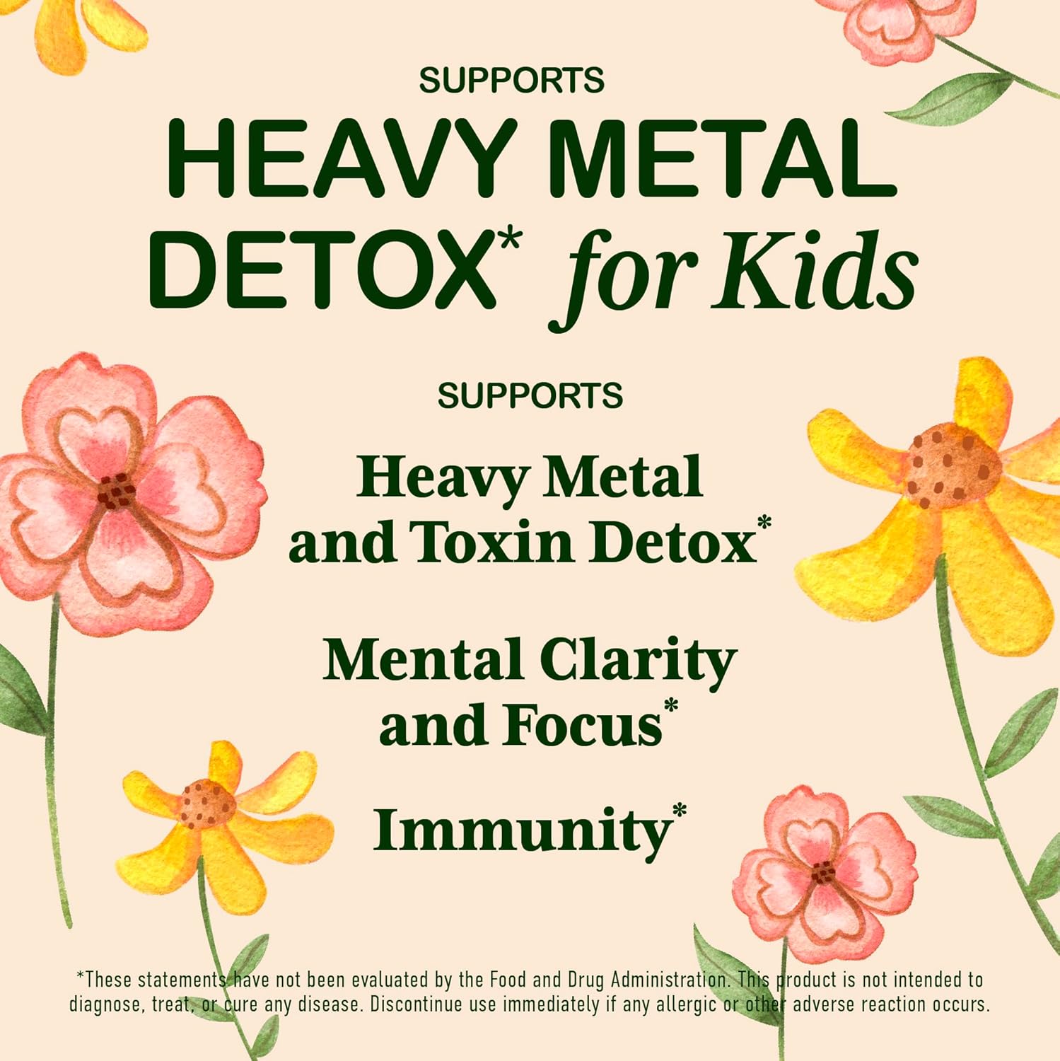 Kids' Heirloom Zeolite Detox Liquid Drops with Vitamin B12, C, D3 for Energy, Immune Support, Focus - 60 Servings, Parasite Cleanse - Vegan, Non-GMO, Preservative-Free