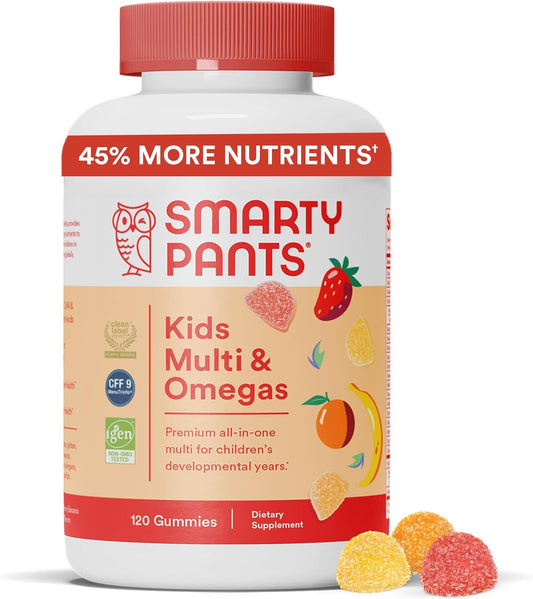 Kids Immunity Gummy Multivitamin with Omega 3 Fish Oil - 120 Count
