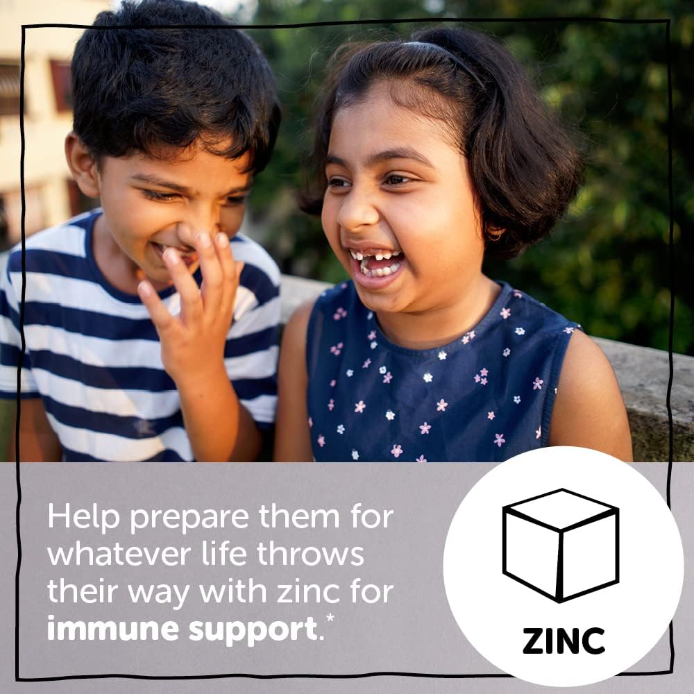 Kids Mineral Chews: Immune Support Supplement with Magnesium, Calcium, Vitamin D3, C, K2, Zinc & Selenium - 60 Count