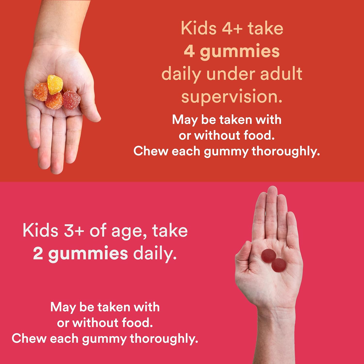 Kids Multivitamin Gummies & Probiotic Immunity Bundle with Omega 3 Fish Oil, Vitamin D3, C, B12, B6 - Digestive & Immune Support (30 Day)