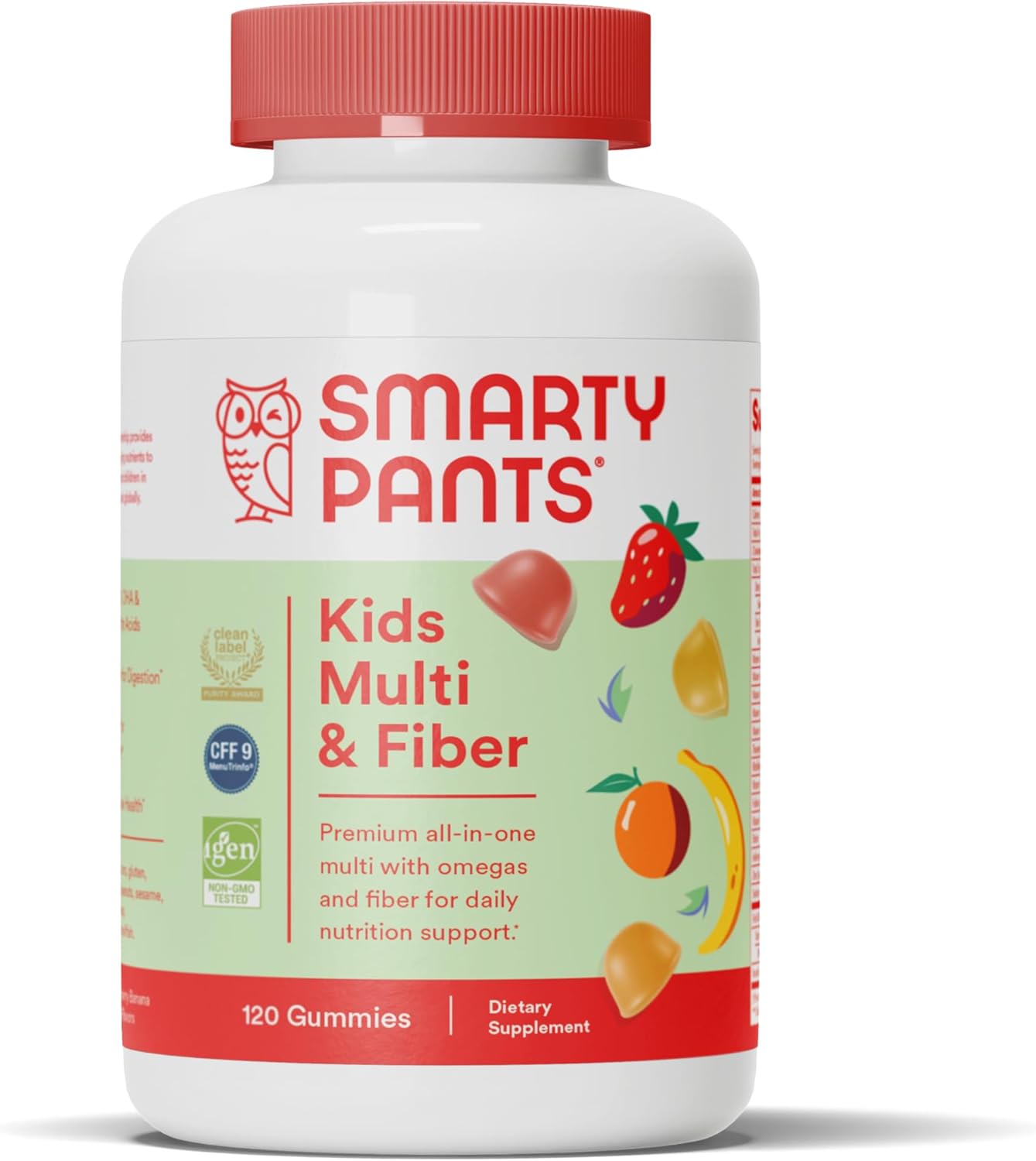 Kids Multivitamin Gummies with Omega 3 Fish Oil and Fiber Supplement - OLLY Kids Multivitamin Gummy with Probiotics for Digestive and Immune Support