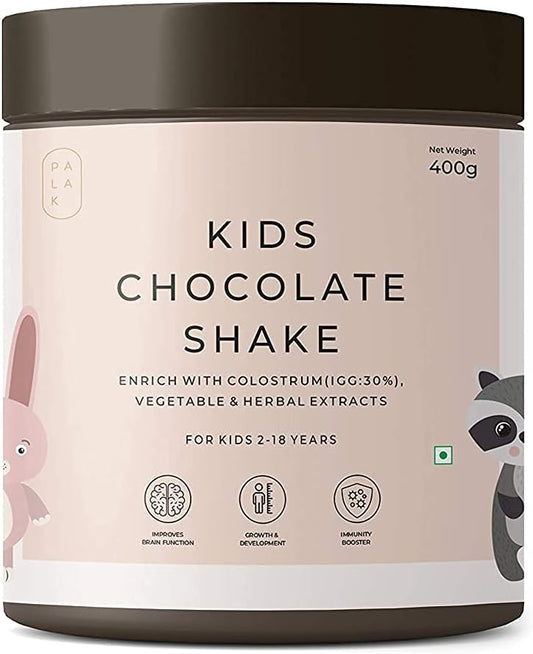 Kids Organic Chocolate Powder with Colostrum for Immunity & Essential Vitamins - 400g