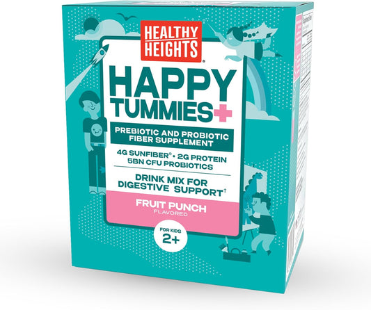 Kids Prebiotic and Probiotic Fiber Supplement for Healthy Tummies - Ages 2+
