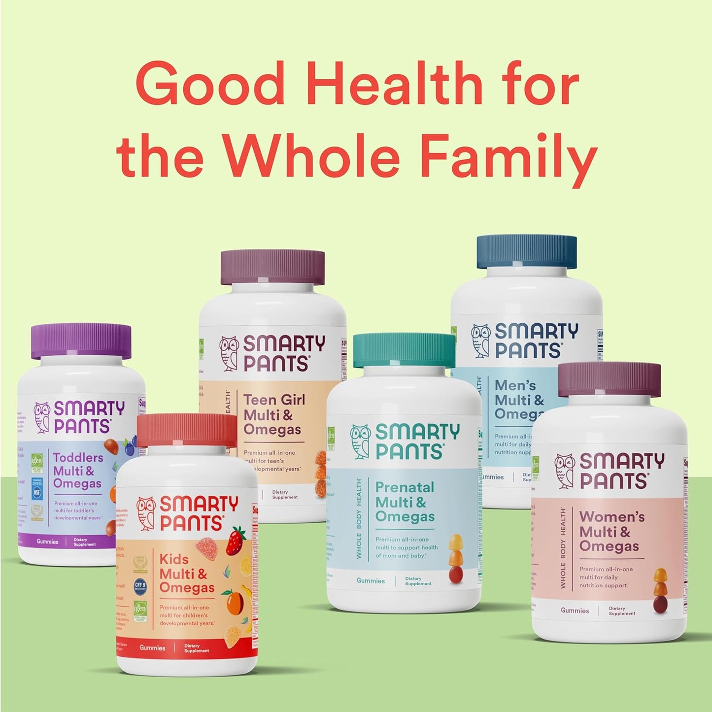 Kids Prebiotic Fiber Gummy Supplement with Organic Green Veggies - 60 Count