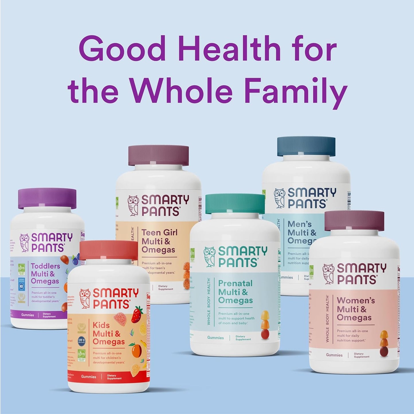 Kids Probiotic Immunity Gummies with Prebiotics: Digestive & Immune Support, Gluten-Free, Vegan, Grape Flavor - 60 Count