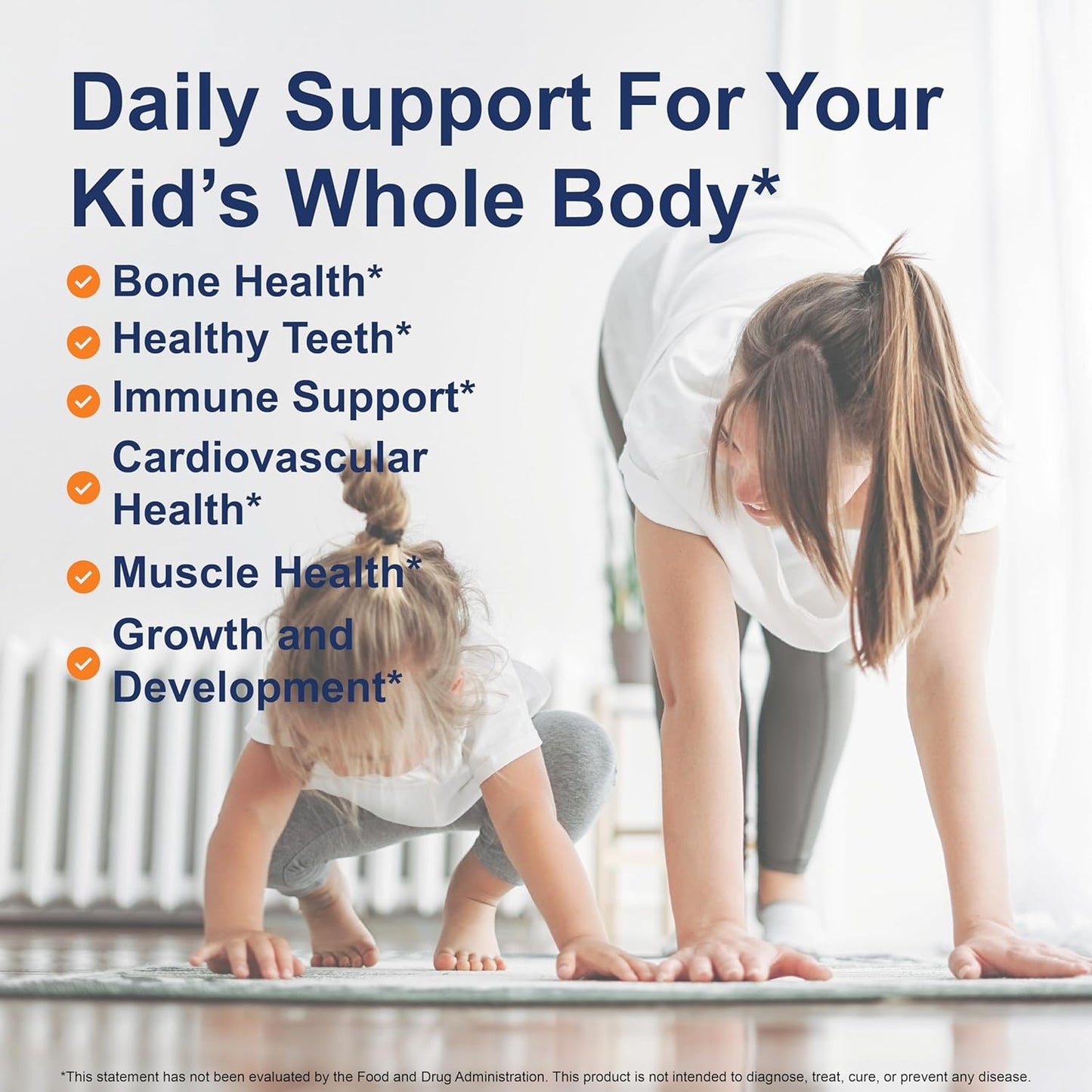 Kid's Super Daily D3 Vitamin Drops - 400 IU per Drop for Heart & Immune Health, Vegetarian Liquid Formula, Unflavored - 1 Year Supply
