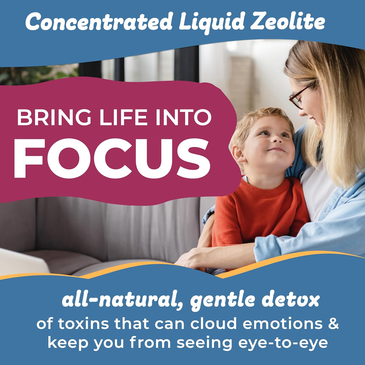 Kidz Cleanse Zeolite Detox Supplement for Kids - Supports Development, Behavior, Energy, Gut Health - Liquid Drops with Methyl B12, D3 (Apple Flavor) - 2oz